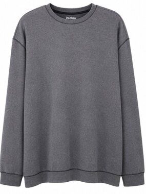 Reebok Men’s 3XL Tall Gray Crewneck Sweatshirt